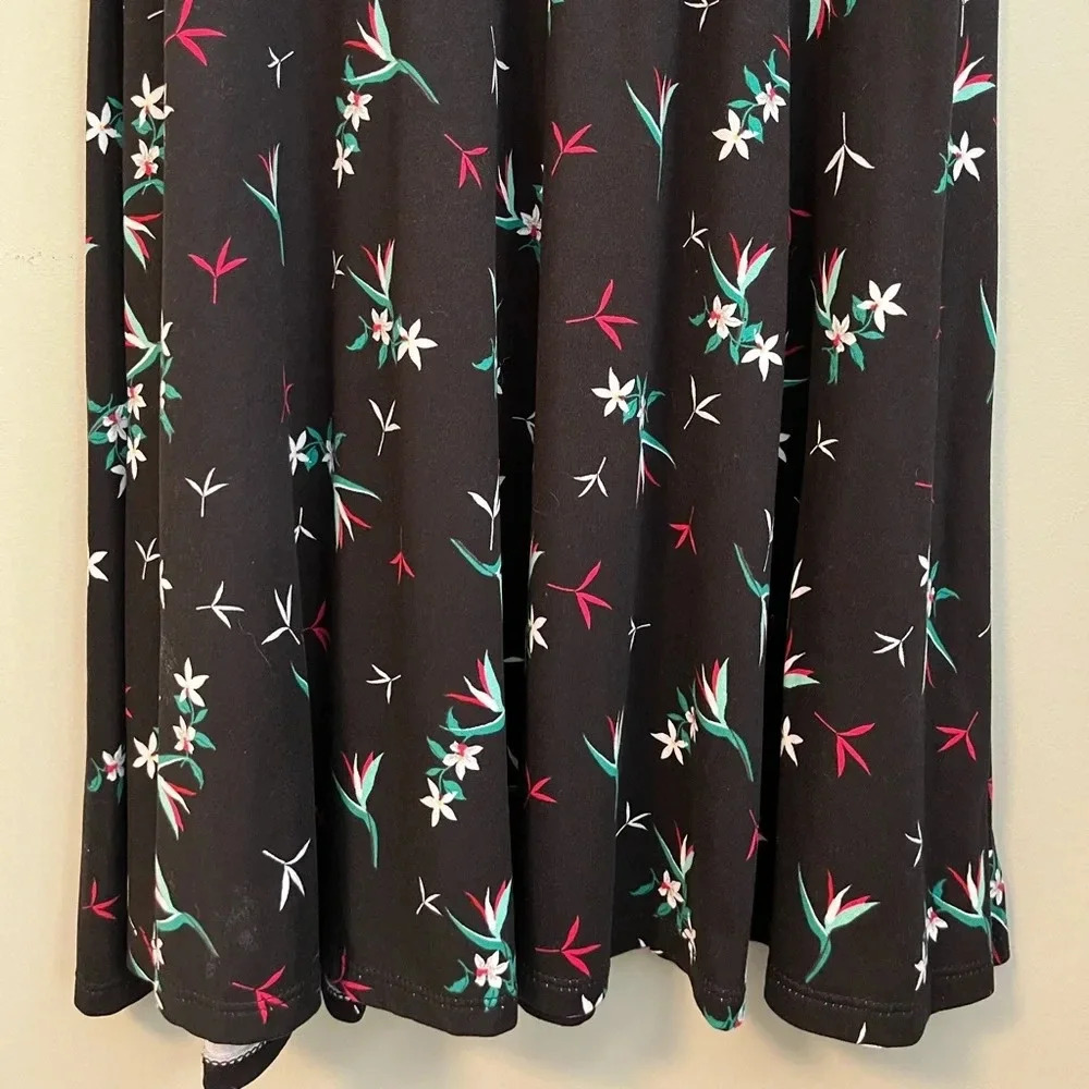 Floral print flowy summer dress size xs - Picture 6 of 9